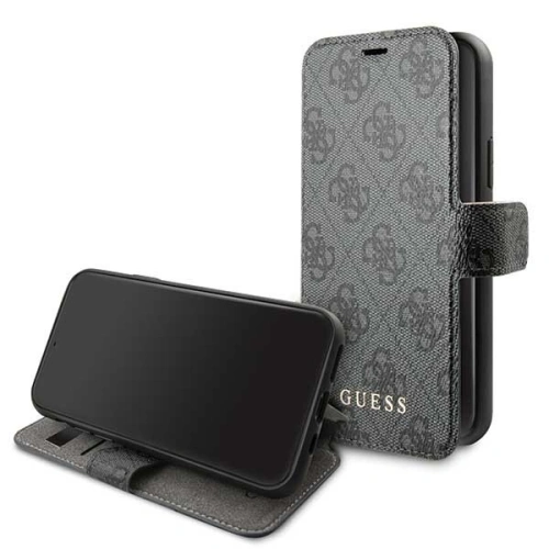 Kup Case Guess GUFLBKSN614GG Apple iPhone 11 grau/grey Buch 4G - GUE038GRY - {ean13} - Sklep Home Screen