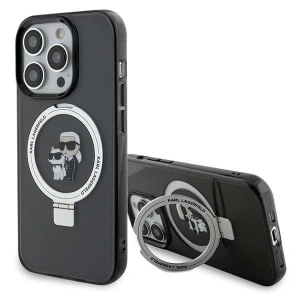 Kup Etui Karl Lagerfeld KLHMP15XHMRSKCK Apple iPhone 15 Pro Max hardcase Ring Stand Karl&Choupettte MagSafe černý/black - KLD1748 - {ean13} - Sklep Home Screen