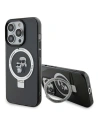 Etui Karl Lagerfeld KLHMP15XHMRSKCK Apple iPhone 15 Pro Max hardcase Ring Stand Karl&Choupettte MagSafe czarny/black