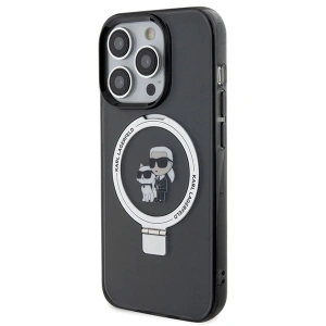 Kup Etui Karl Lagerfeld KLHMP15XHMRSKCK Apple iPhone 15 Pro Max hardcase Ring Stand Karl&Choupettte MagSafe czarny/black - KLD1748 - {ean13} - Sklep Home Screen