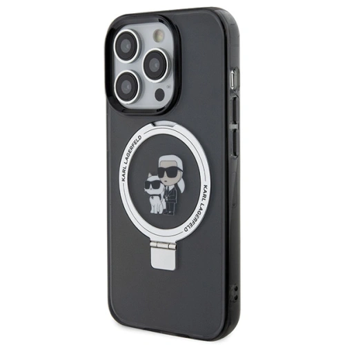 Kup Etui Karl Lagerfeld KLHMP15XHMRSKCK Apple iPhone 15 Pro Max hardcase Ring Stand Karl&Choupettte MagSafe černý/black - KLD1748 - {ean13} - Sklep Home Screen