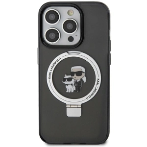 Kup Etui Karl Lagerfeld KLHMP15XHMRSKCK Apple iPhone 15 Pro Max hardcase Ring Stand Karl&Choupettte MagSafe czarny/black - KLD1748 - {ean13} - Sklep Home Screen