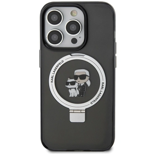 Kup Etui Karl Lagerfeld KLHMP15XHMRSKCK Apple iPhone 15 Pro Max hardcase Ring Stand Karl&Choupettte MagSafe černý/black - KLD1748 - {ean13} - Sklep Home Screen