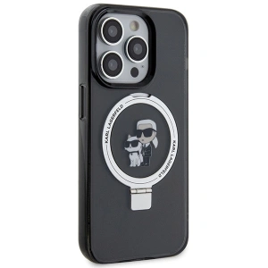 Kup Etui Karl Lagerfeld KLHMP15XHMRSKCK Apple iPhone 15 Pro Max hardcase Ring Stand Karl&Choupettte MagSafe czarny/black - KLD1748 - {ean13} - Sklep Home Screen