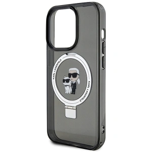 Kup Etui Karl Lagerfeld KLHMP15XHMRSKCK Apple iPhone 15 Pro Max hardcase Ring Stand Karl&Choupettte MagSafe czarny/black - KLD1748 - {ean13} - Sklep Home Screen