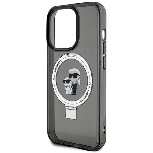 Kup Etui Karl Lagerfeld KLHMP15XHMRSKCK Apple iPhone 15 Pro Max hardcase Ring Stand Karl&Choupettte MagSafe černý/black - KLD1748 - {ean13} - Sklep Home Screen