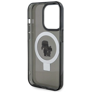 Kup Etui Karl Lagerfeld KLHMP15XHMRSKCK Apple iPhone 15 Pro Max hardcase Ring Stand Karl&Choupettte MagSafe czarny/black - KLD1748 - {ean13} - Sklep Home Screen