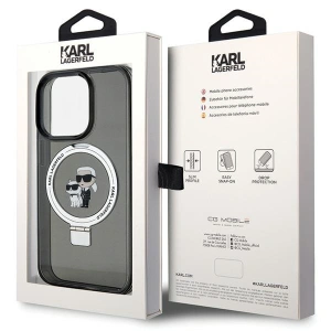 Kup Etui Karl Lagerfeld KLHMP15XHMRSKCK Apple iPhone 15 Pro Max hardcase Ring Stand Karl&Choupettte MagSafe czarny/black - KLD1748 - {ean13} - Sklep Home Screen