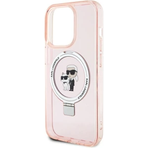 Kup Etui Karl Lagerfeld KLHMP15XHMRSKCP Apple iPhone 15 Pro Max hardcase Ring Stand Karl&Choupettte MagSafe růžový/pink - KLD1749 - {ean13} - Sklep Home Screen