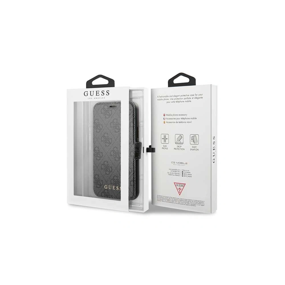Etui Guess GUFLBKSN614GG Apple iPhone 11 szary/grey book 4G