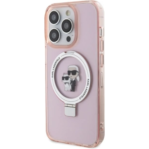 Kup Etui Karl Lagerfeld KLHMP15XHMRSKCP Apple iPhone 15 Pro Max hardcase Ring Stand Karl&Choupettte MagSafe różowy/pink - KLD1749 - {ean13} - Sklep Home Screen