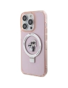 Kup Etui Karl Lagerfeld KLHMP15XHMRSKCP Apple iPhone 15 Pro Max hardcase Ring Stand Karl&Choupettte MagSafe różowy/pink - KLD1749 - {ean13} - Sklep Home Screen