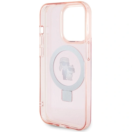 Kup Etui Karl Lagerfeld KLHMP15XHMRSKCP Apple iPhone 15 Pro Max hardcase Ring Stand Karl&Choupettte MagSafe różowy/pink - KLD1749 - {ean13} - Sklep Home Screen