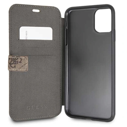 Kup Etui Guess GUFLBKSN654GB Apple iPhone 11 Pro Max brown/brązowy book 4G - GUE039BR - {ean13} - Sklep Home Screen