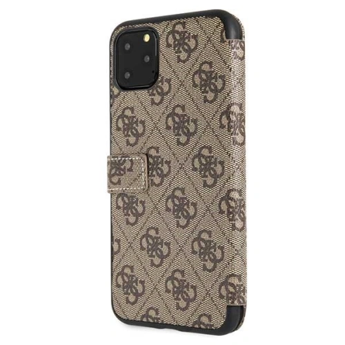 Kup Etui Guess GUFLBKSN654GB Apple iPhone 11 Pro Max brown/brązowy book 4G - GUE039BR - {ean13} - Sklep Home Screen