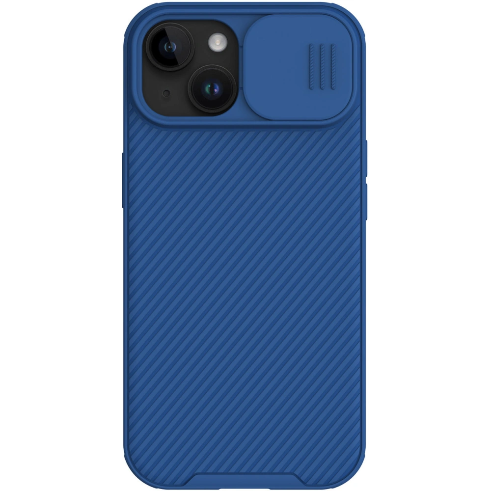 Etui Nillkin CamShield Pro Magnetic dla iPhone 15 - Niebieski