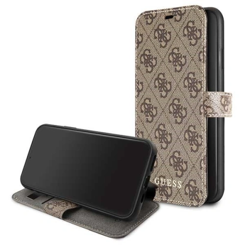 Kup Etui Guess GUFLBKSN654GB Apple iPhone 11 Pro Max brown/brązowy book 4G - GUE039BR - {ean13} - Sklep Home Screen