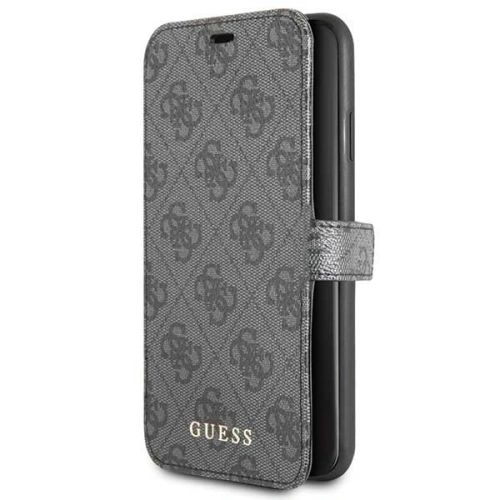 Kup Case Guess GUFLBKSN654GG Apple iPhone 11 Pro Max grau/grey Buch 4G - GUE040GRY - {ean13} - Sklep Home Screen