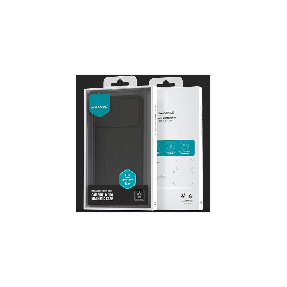 Etui Nillkin CamShield Pro Magnetic Case Apple iPhone 15 czarne