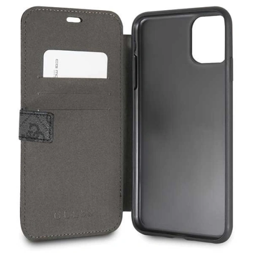 Kup Etui Guess GUFLBKSN654GG Apple iPhone 11 Pro Max szary/grey book 4G - GUE040GRY - {ean13} - Sklep Home Screen