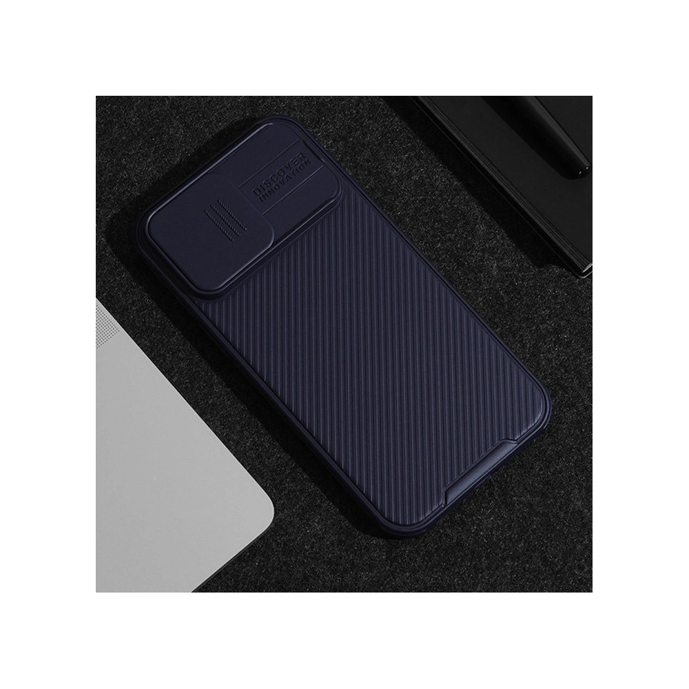 Etui Nillkin CamShield Pro Magnetic Case Apple iPhone 15 Pro niebieskie