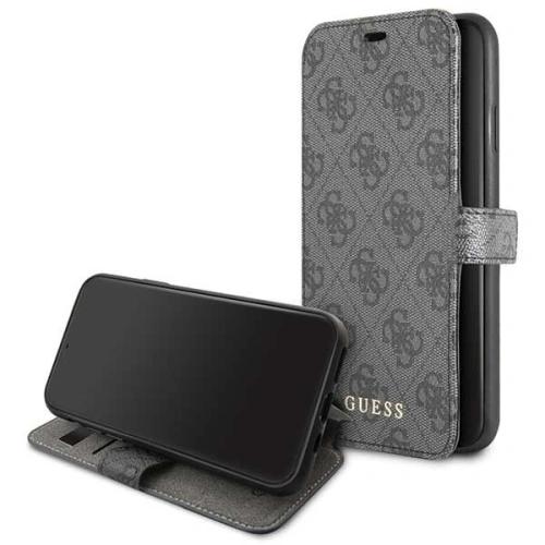 Kup Etui Guess GUFLBKSN654GG Apple iPhone 11 Pro Max szary/grey book 4G - GUE040GRY - {ean13} - Sklep Home Screen