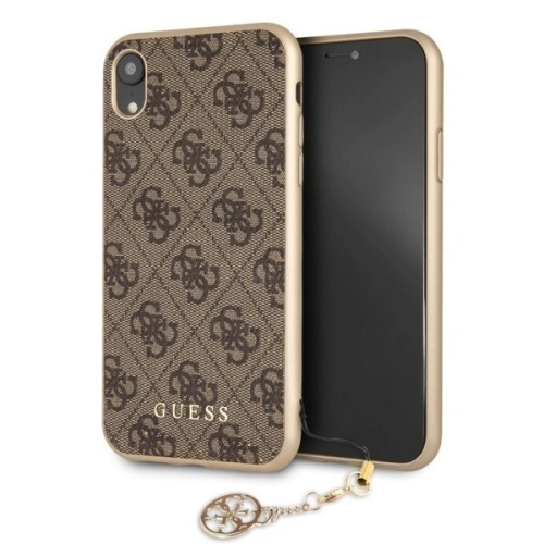 Kup Case Guess GUHCI61GF4GBR Apple iPhone XR braun/hard case 4G Charms Collection - GUE044BR - {ean13} - Sklep Home Screen