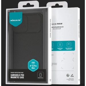 Buy Nillkin CamShield Pro Magnetic Case Apple iPhone 15 Pro Max black - NLK1261 - {ean13} - Home Screen Store Europe