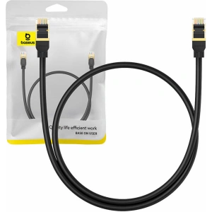 Kup Kabel sieciowy Baseus kat. 8 Ethernet RJ45, 40Gbps, 0,5m (czarny) - BSU4676 - {ean13} - Sklep Home Screen