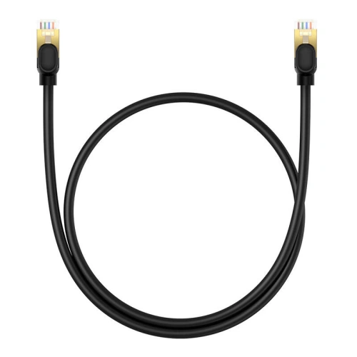 Kup Baseus Cablu de rețea cat. 8 Ethernet RJ45, 40Gbps, 0.5m (negru) - BSU4676 - {ean13} - Sklep Home Screen
