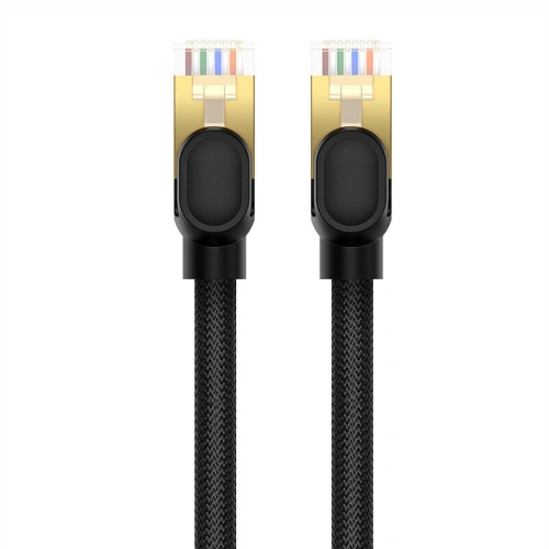 Kup Baseus Cablu de rețea cat. 8 Ethernet RJ45, 40Gbps, 0.5m (negru) - BSU4676 - {ean13} - Sklep Home Screen