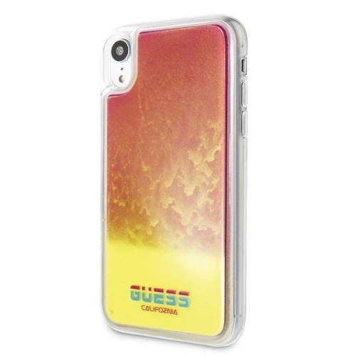 Kup Case Guess GUHCI61GLCPI Apple iPhone XR rosa/pink Hartschale California Glow im Dunkeln - GUE046PNK - {ean13} - Sklep Home Screen
