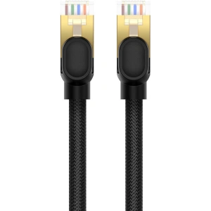 Kup Kabel sieciowy Baseus kat. 8 Ethernet RJ45, 40Gbps, 1m (czarny) - BSU4677 - {ean13} - Sklep Home Screen