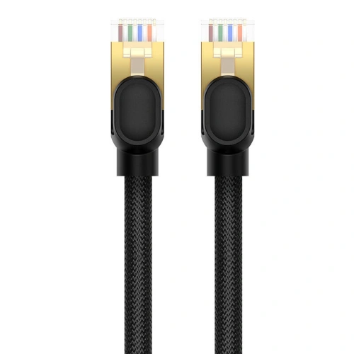 Kup Netzwerkkabel Baseus Kat. 8 Ethernet RJ45, 40Gbps, 1m (schwarz) - BSU4677 - {ean13} - Sklep Home Screen