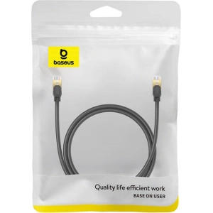 Baseus cat. 8 Ethernet RJ45 network cable, 40Gbps, 1m (black)