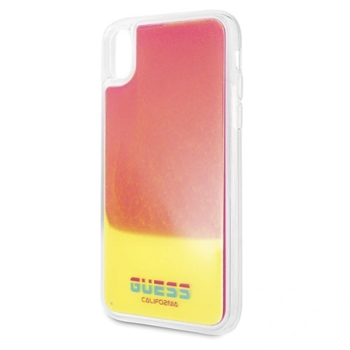 Buy Guess GUHCI61GLCPI iPhone Xr pink hard case California Glow in the dark - GUE046PNK - {ean13} - Home Screen Store Europe