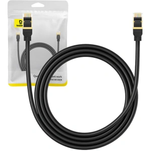 Kup Kabel sieciowy Baseus kat. 8 Ethernet RJ45, 40Gbps, 1,5m (czarny) - BSU4678 - {ean13} - Sklep Home Screen