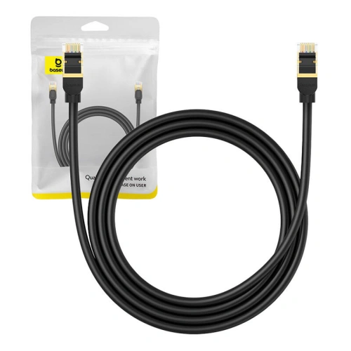Buy Baseus cat. 8 Ethernet RJ45 network cable, 40Gbps, 1.5m (black) - BSU4678 - {ean13} - Home Screen Store Europe