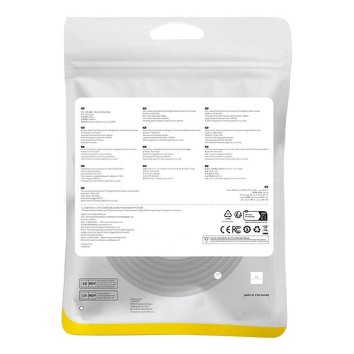 Kup Baseus Cablu de rețea cat. 8 Ethernet RJ45, 40Gbps, 3m (negru) - BSU4680 - {ean13} - Sklep Home Screen