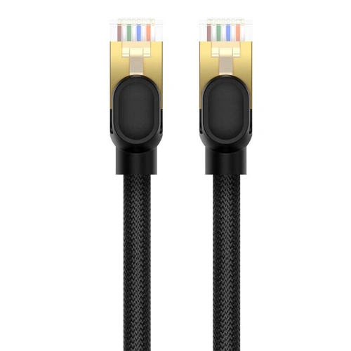 Kup Kabel sieciowy Baseus kat. 8 Ethernet RJ45, 40Gbps, 5m (czarny) - BSU4681 - {ean13} - Sklep Home Screen