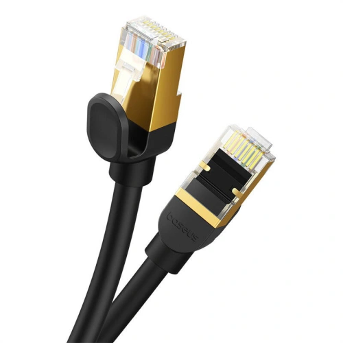Kup Kabel sieciowy Baseus kat. 8 Ethernet RJ45, 40Gbps, 5m (czarny) - BSU4681 - {ean13} - Sklep Home Screen