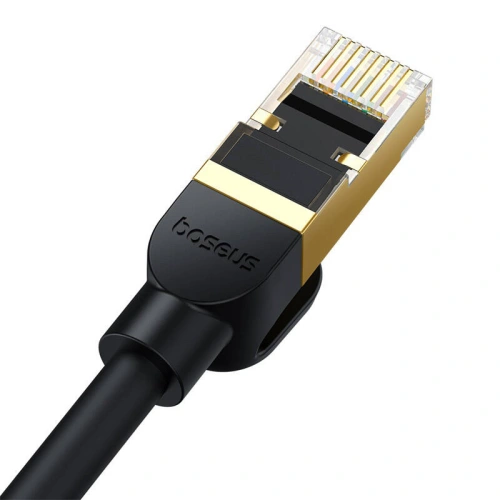 Kup Kabel sieciowy Baseus kat. 8 Ethernet RJ45, 40Gbps, 5m (czarny) - BSU4681 - {ean13} - Sklep Home Screen