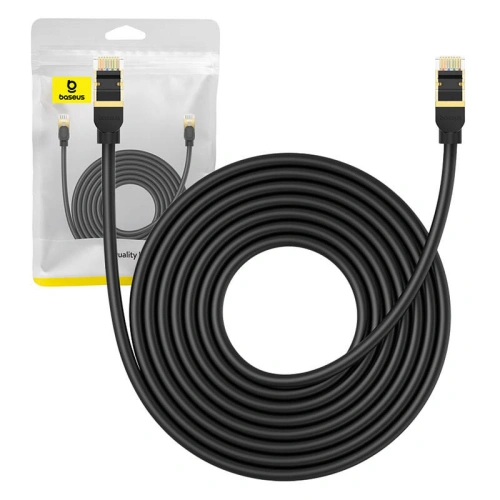 Kup Baseus Cablu de rețea cat. 8 Ethernet RJ45, 40Gbps, 8m (negru) - BSU4682 - {ean13} - Sklep Home Screen