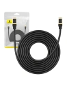 Kabel sieciowy Baseus kat. 8 Ethernet RJ45, 40Gbps, 8m (czarny)