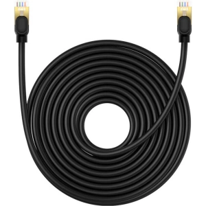 Kup Kabel sieciowy Baseus kat. 8 Ethernet RJ45, 40Gbps, 10m (czarny) - BSU4683 - {ean13} - Sklep Home Screen