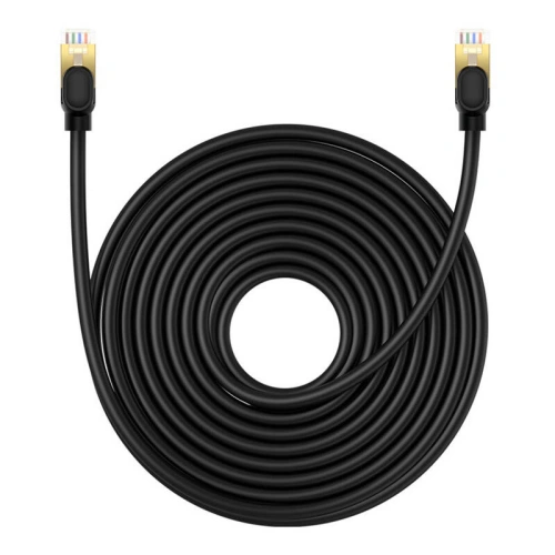 Kup Baseus Cablu de rețea cat. 8 Ethernet RJ45, 40Gbps, 10m (negru) - BSU4683 - {ean13} - Sklep Home Screen