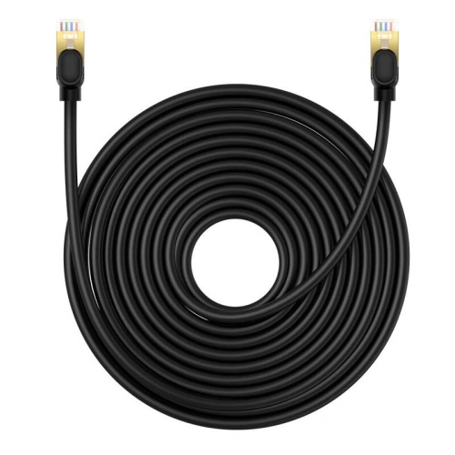 Kup Baseus Cablu de rețea cat. 8 Ethernet RJ45, 40Gbps, 15m (negru) - BSU4684 - {ean13} - Sklep Home Screen