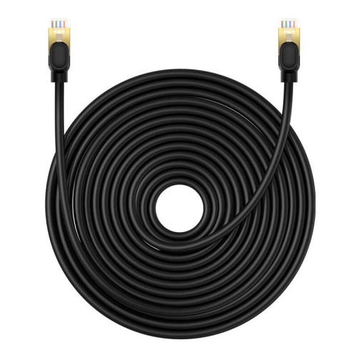 Kup Baseus Cablu de rețea cat. 8 Ethernet RJ45, 40Gbps, 20m (negru) - BSU4685 - {ean13} - Sklep Home Screen
