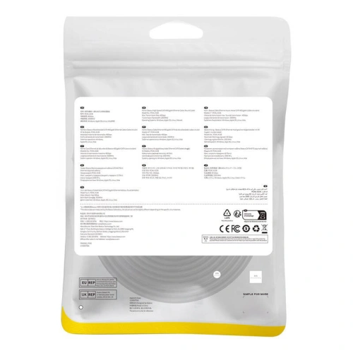 Kup Baseus Cablu de rețea cat. 8 Ethernet RJ45, 40Gbps, 20m (negru) - BSU4685 - {ean13} - Sklep Home Screen