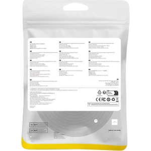 Kup Kabel sieciowy Baseus w oplocie kat. 7 Ethernet RJ45, 10Gbps, 0,5m (czarny) - BSU4686 - {ean13} - Sklep Home Screen
